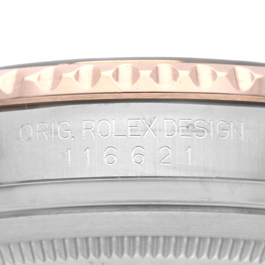 Yachtmaster 40 Rose Gold Steel Brown Dial Mens Watch 116621