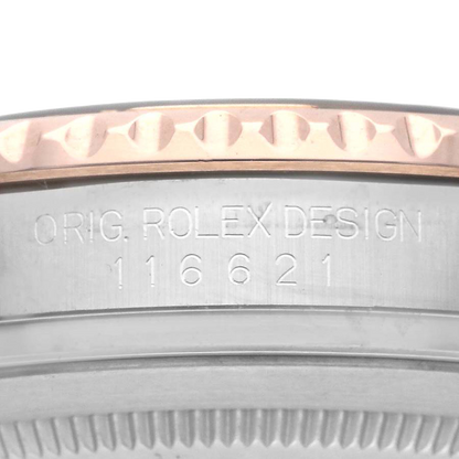 Yachtmaster 40 Rose Gold Steel Brown Dial Mens Watch 116621