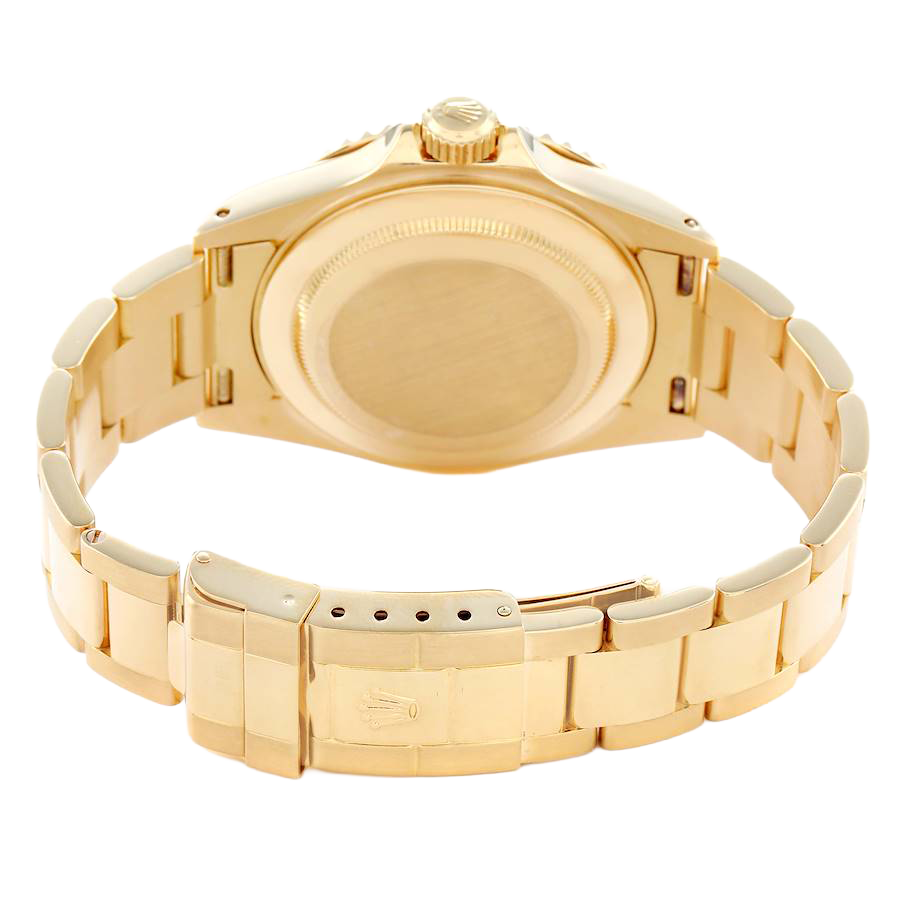 Yachtmaster 40mm Yellow Gold White Dial Mens Watch 16628