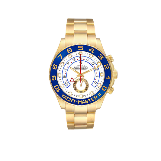 Yachtmaster II 44mm Regatta Yellow Gold Mens Watch 116688