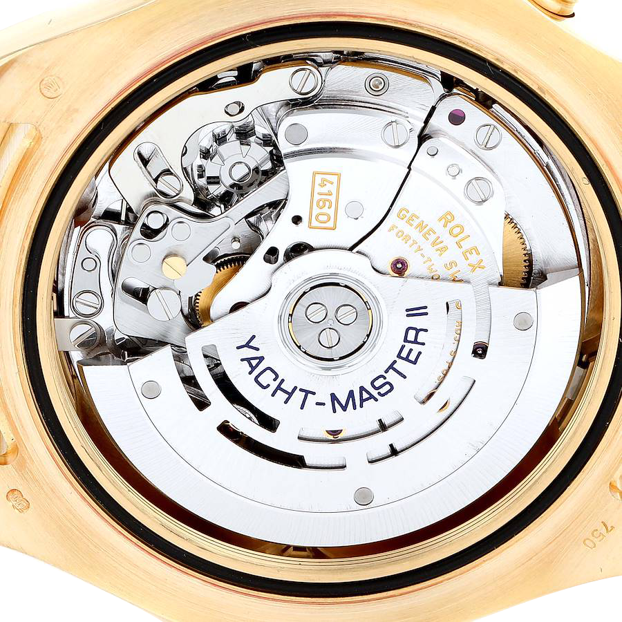 Yachtmaster II 44mm Regatta Yellow Gold Mens Watch 116688