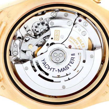 Yachtmaster II 44mm Regatta Yellow Gold Mens Watch 116688