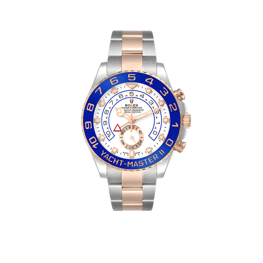 Yachtmaster II 44mm Steel Rose Gold Mens Watch 116681