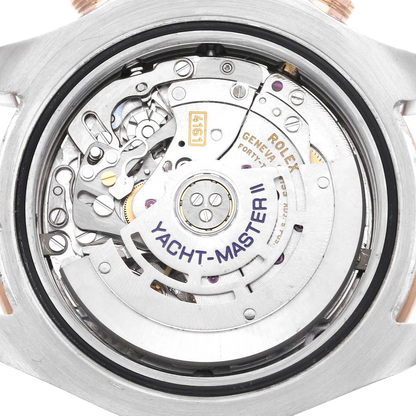 Yachtmaster II 44mm Steel Rose Gold Mens Watch 116681