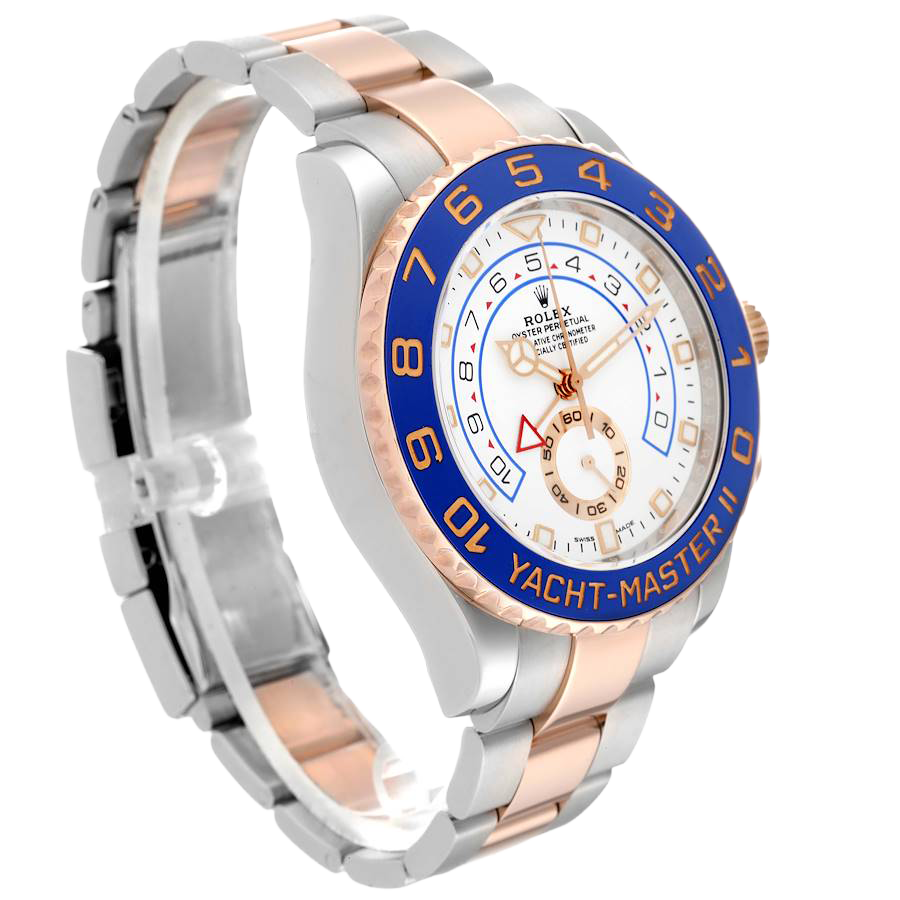 Yachtmaster II 44mm Steel Rose Gold Mens Watch 116681