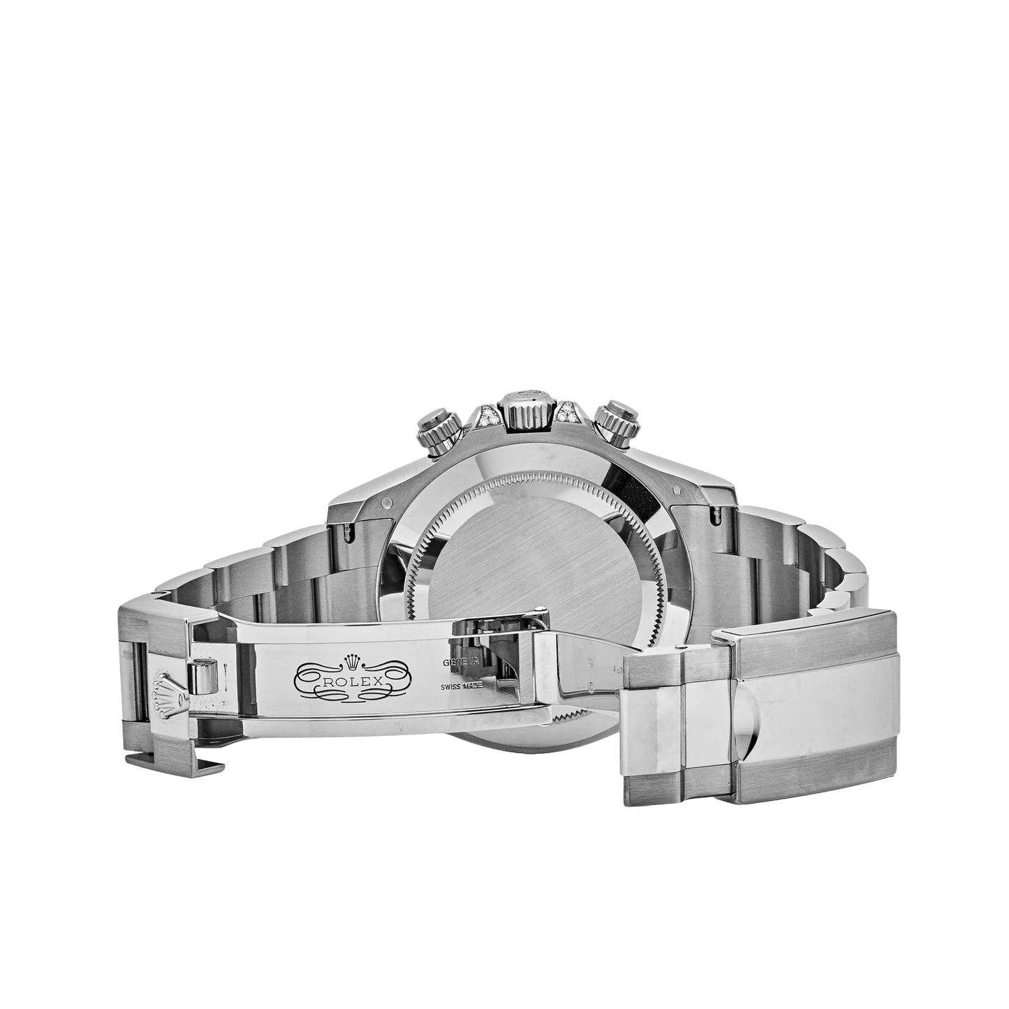 Daytona 40mm 116599RBOW Rainbow White Gold Black Dial