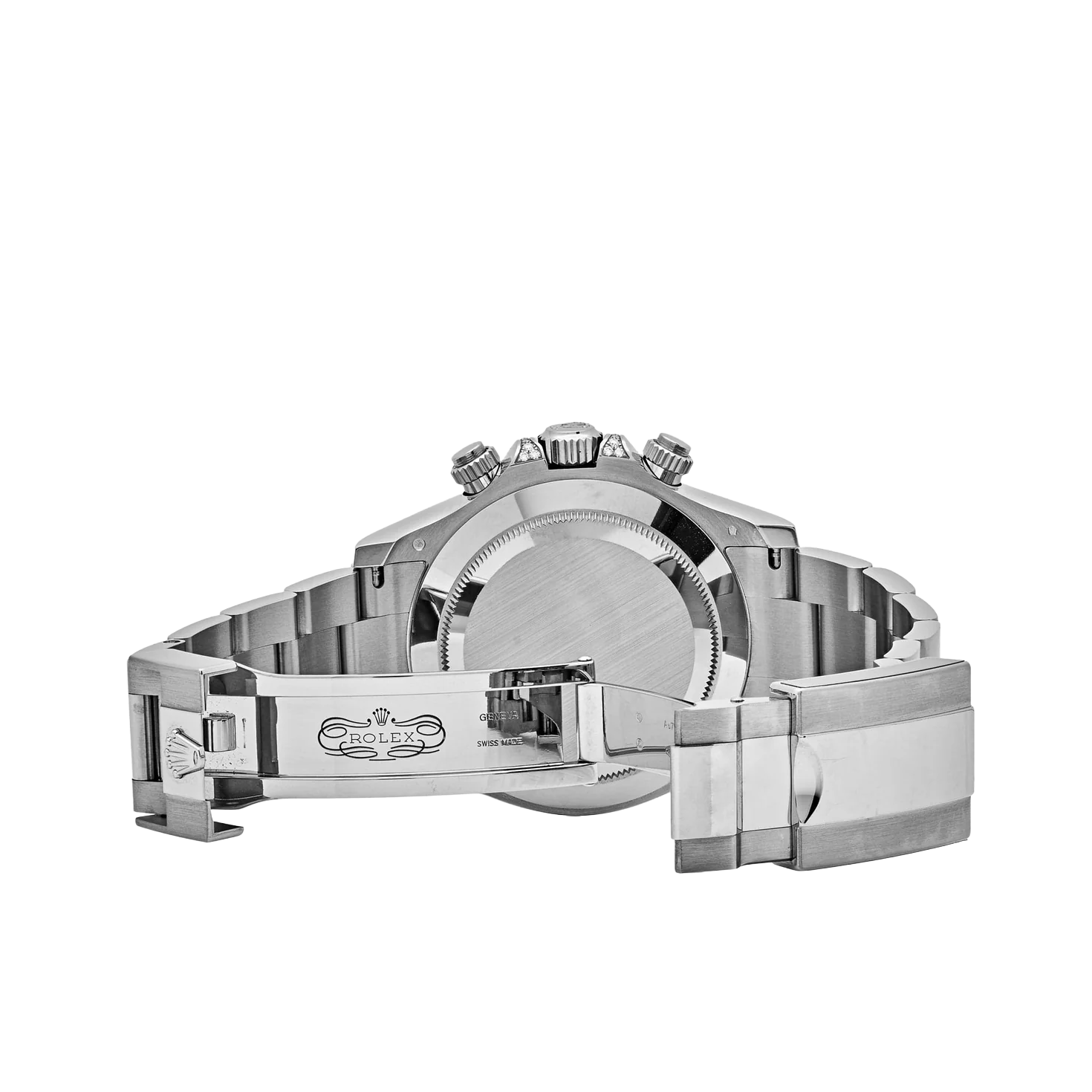 Daytona 40mm 116599RBOW Rainbow White Gold Black Dial