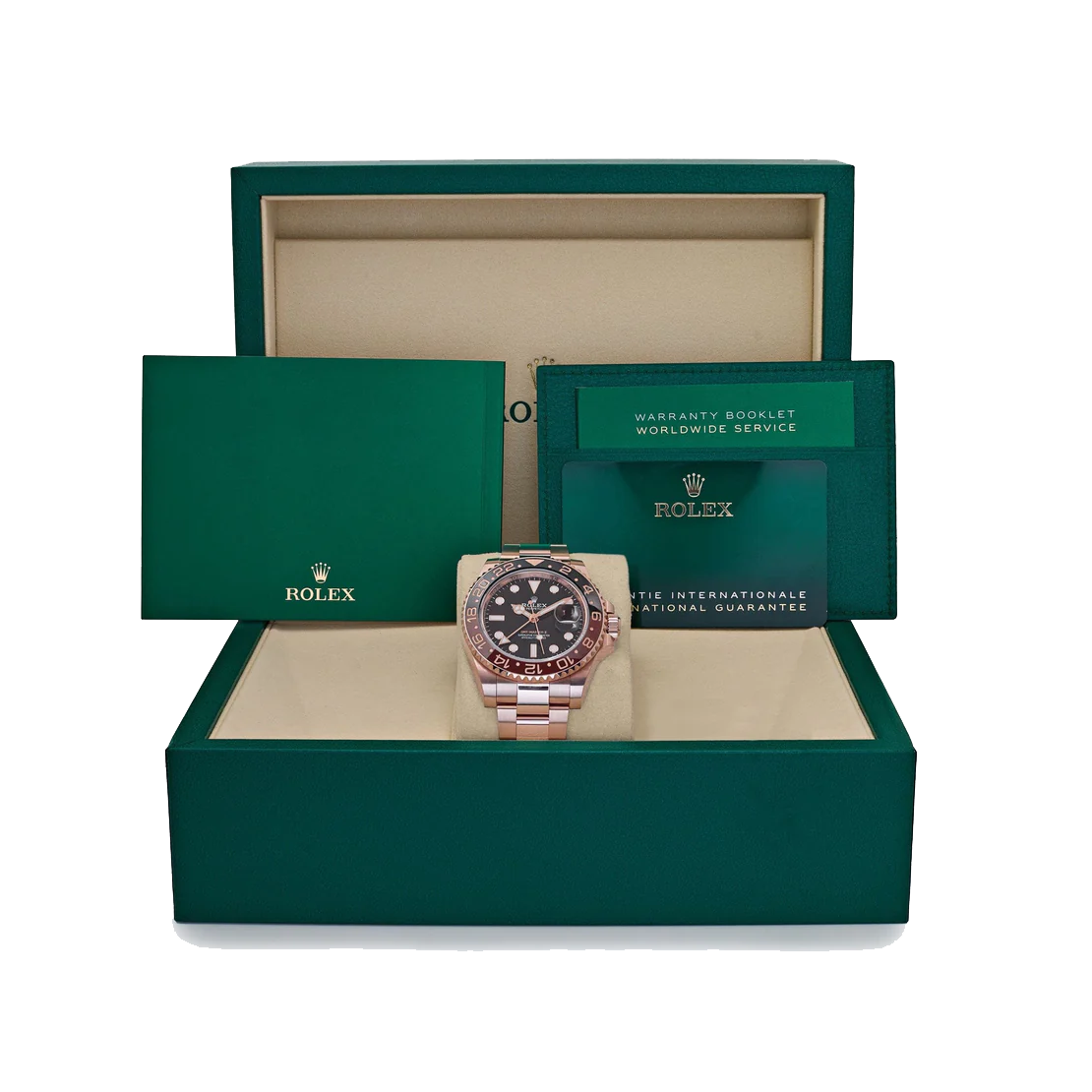 GMT-Master II 126715CHNR Root Beer Rose Gold Black Dial (2025)