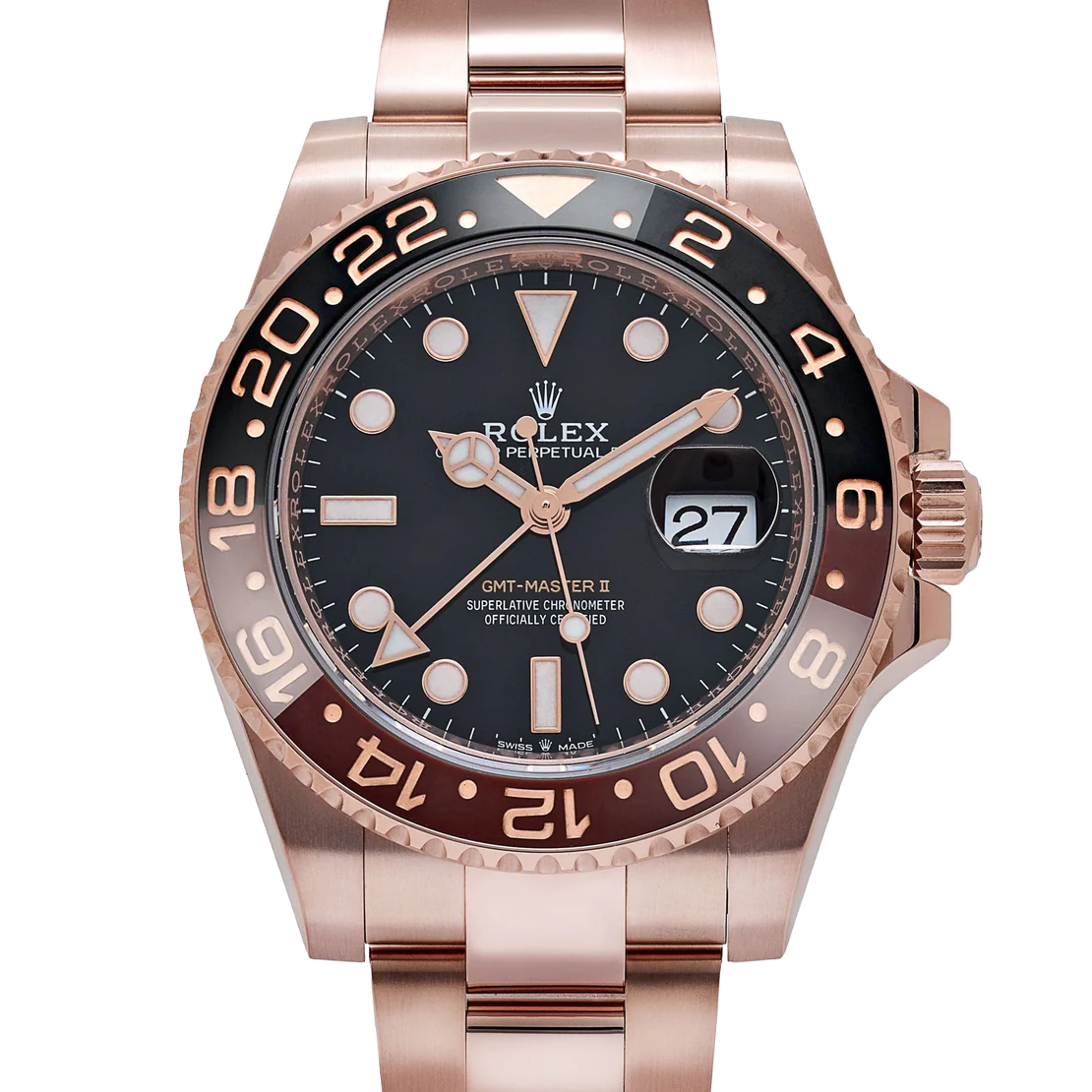 GMT-Master II 126715CHNR Root Beer Rose Gold Black Dial (2025)