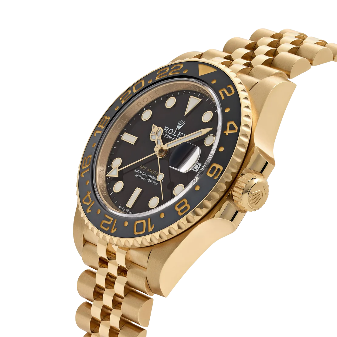 GMT-Master II 126718GRNR Yellow Gold Black Dial Jubilee (2025)