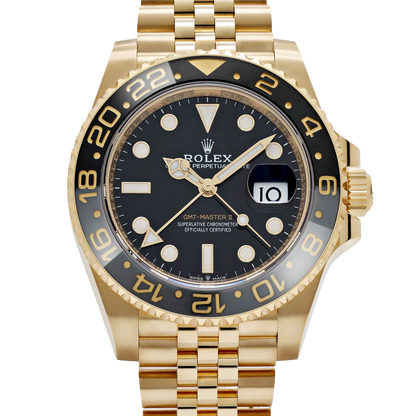 GMT-Master II 126718GRNR Yellow Gold Black Dial Jubilee (2025)