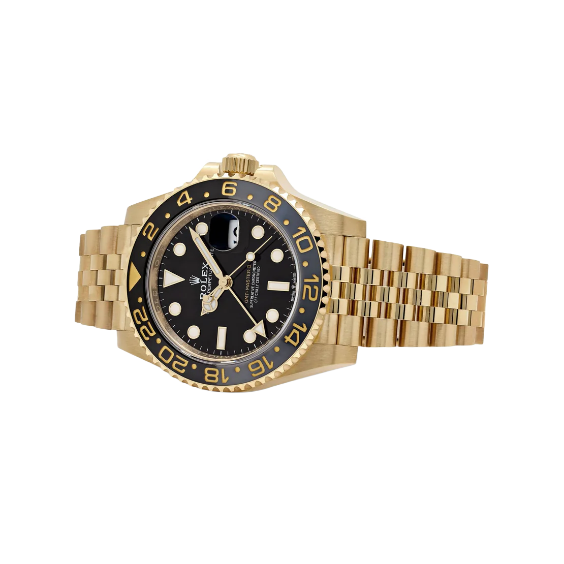 GMT-Master II 126718GRNR Yellow Gold Black Dial Jubilee (2025)