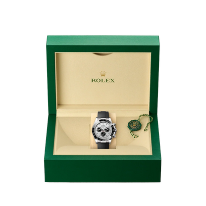 Daytona 40mm Oyster Perpetual White Gold with Meteorite and Black Dial M126519LN-0007