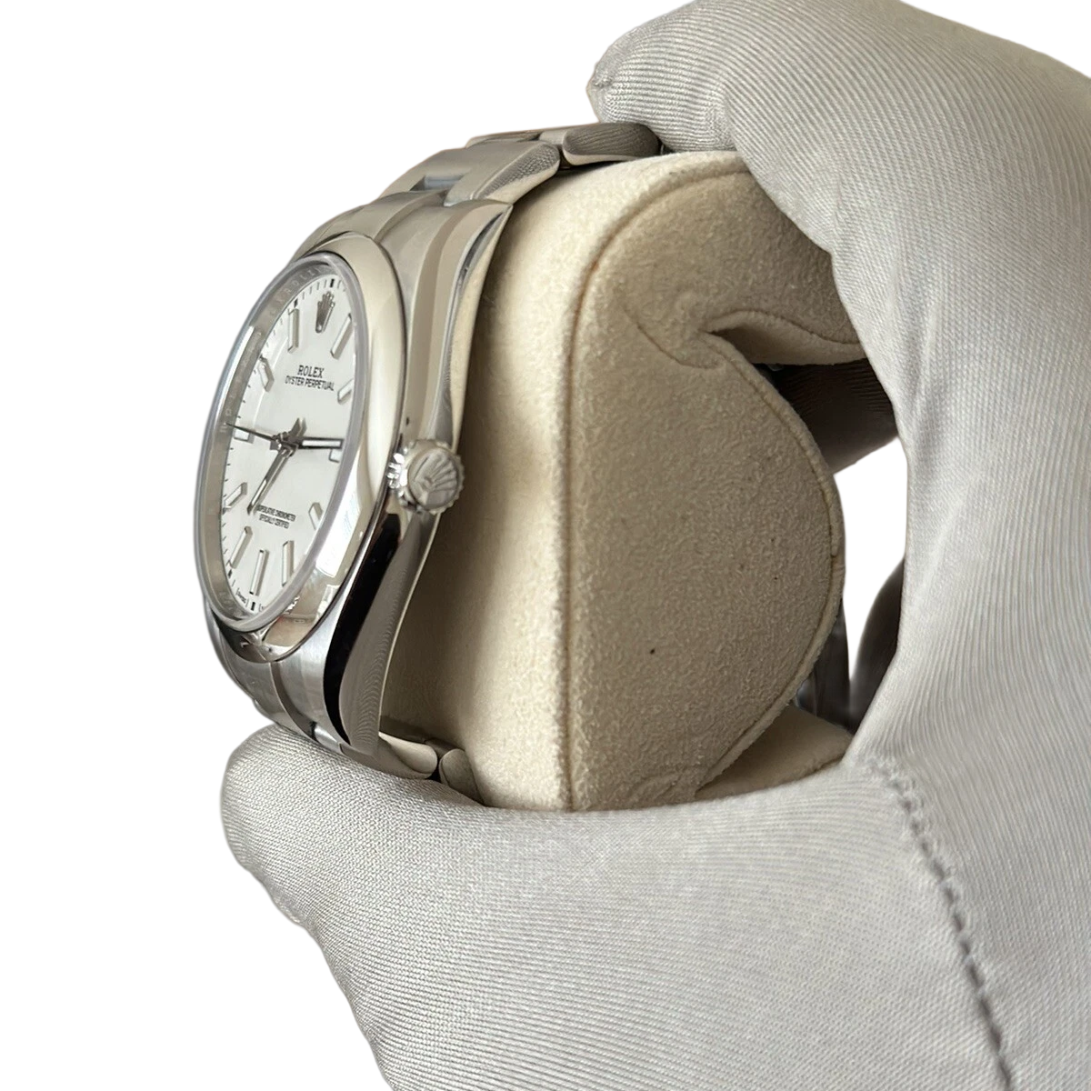 Oyster Perpetual 39mm Stainless Steel WhiteDial Men Watch 114300-0004 New 2025