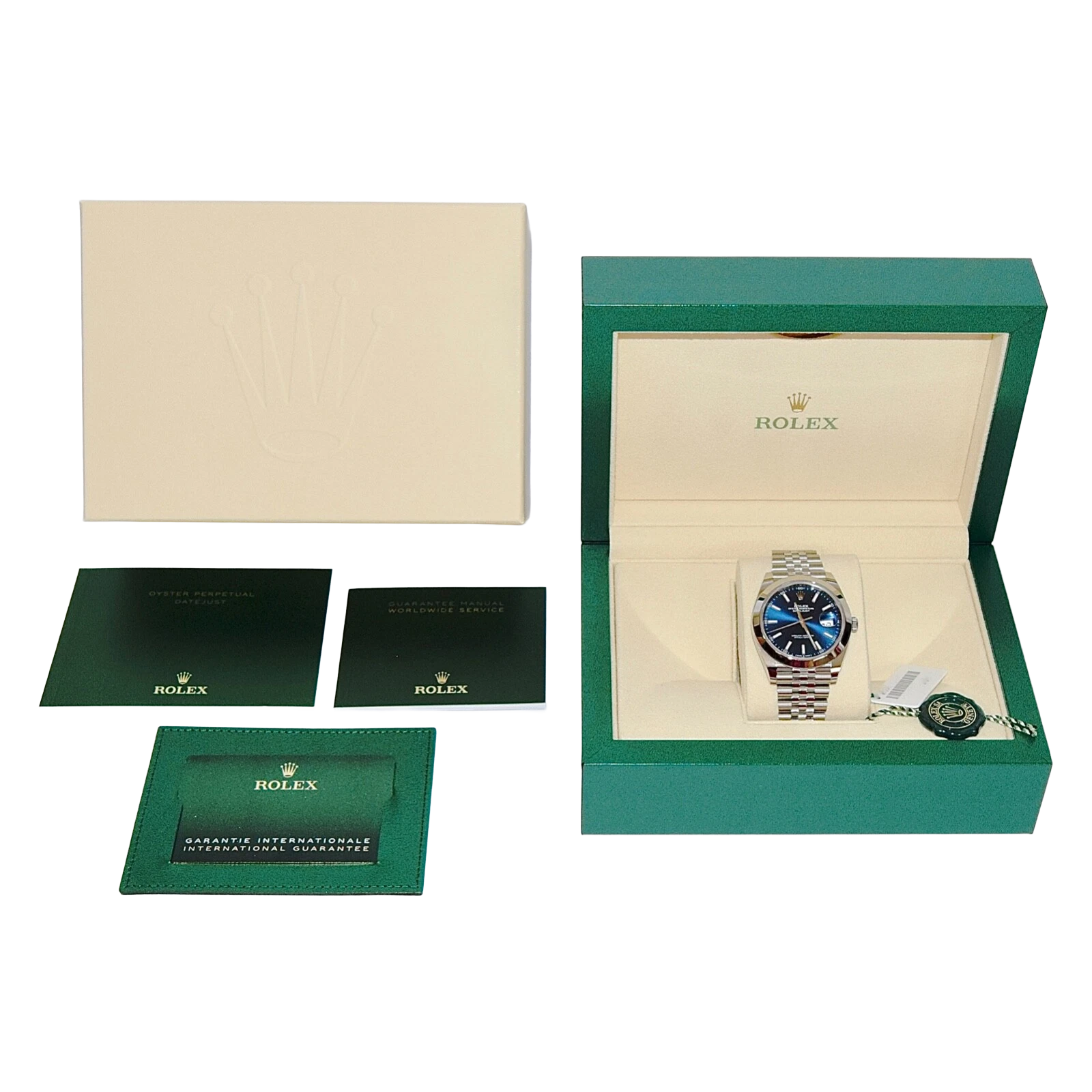 Datejust Oyster 41 mm Oystersteel Blue Dial 126300-0002