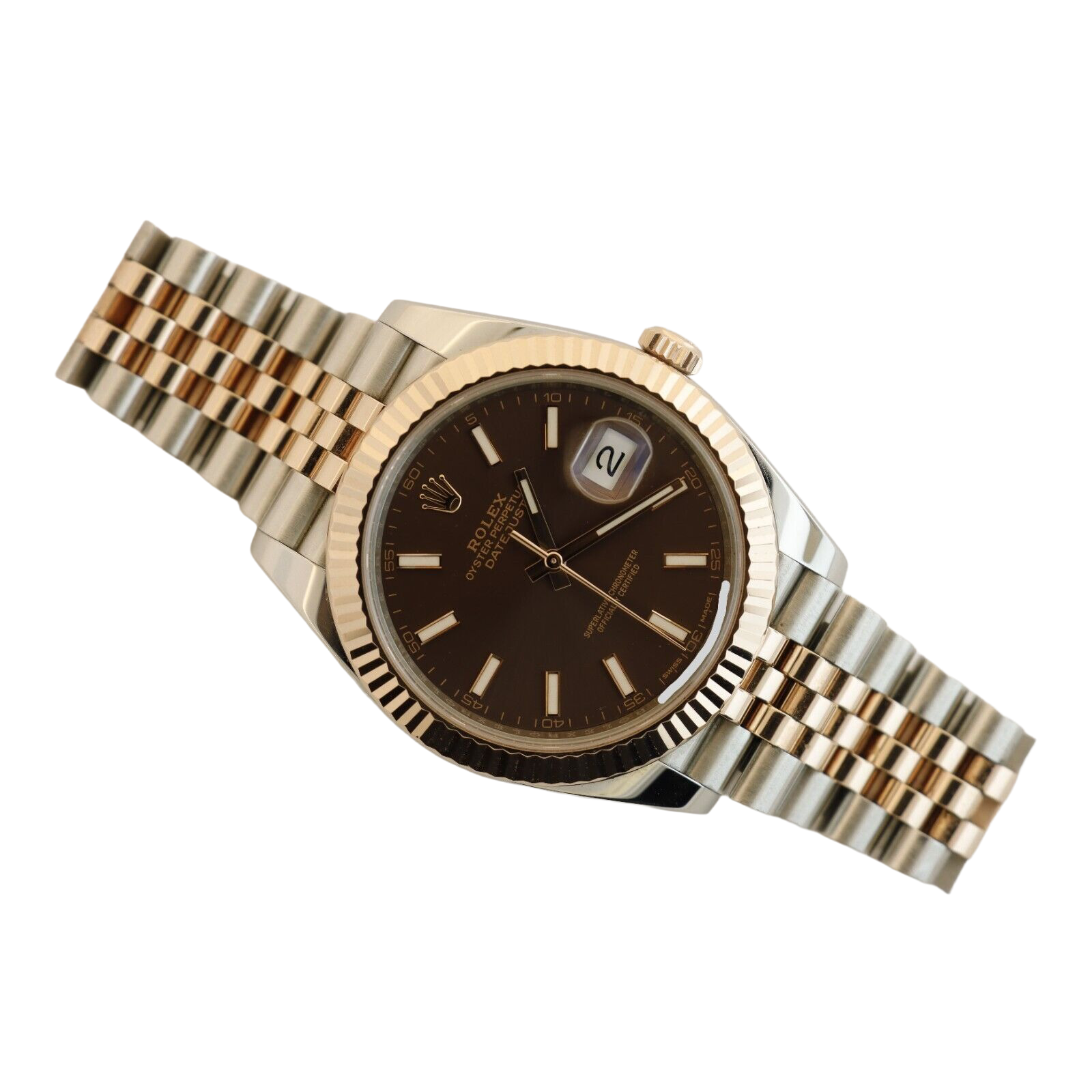 Datejust 41mm Steel & Everose Gold Chocolate 126331-0002