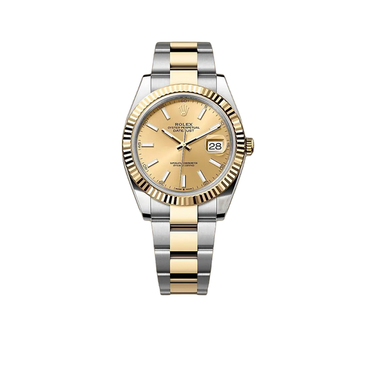 Datejust 41mm Champagne Dial Yellow Rolesor 126333-009