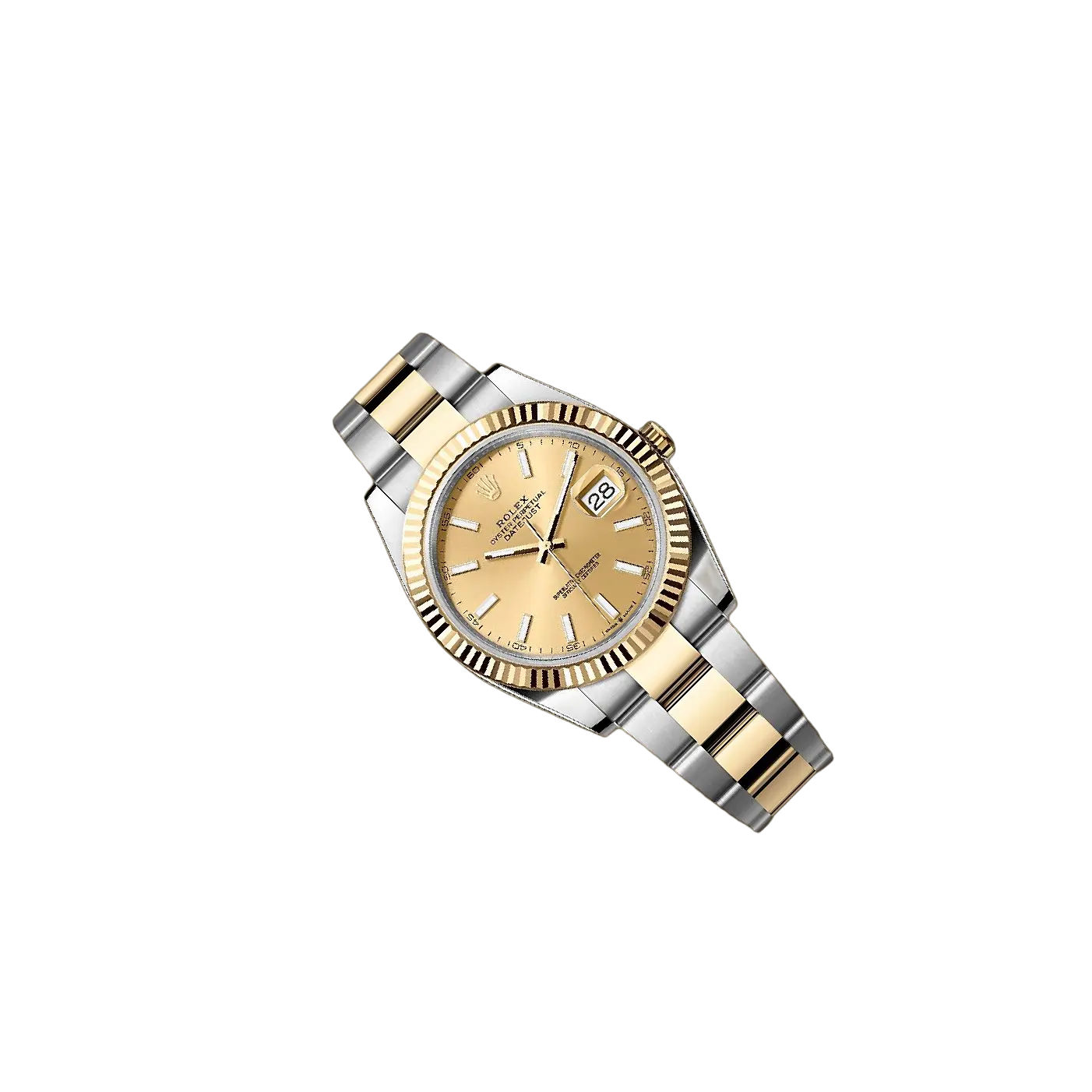 Datejust 41mm Champagne Dial Yellow Rolesor 126333-009
