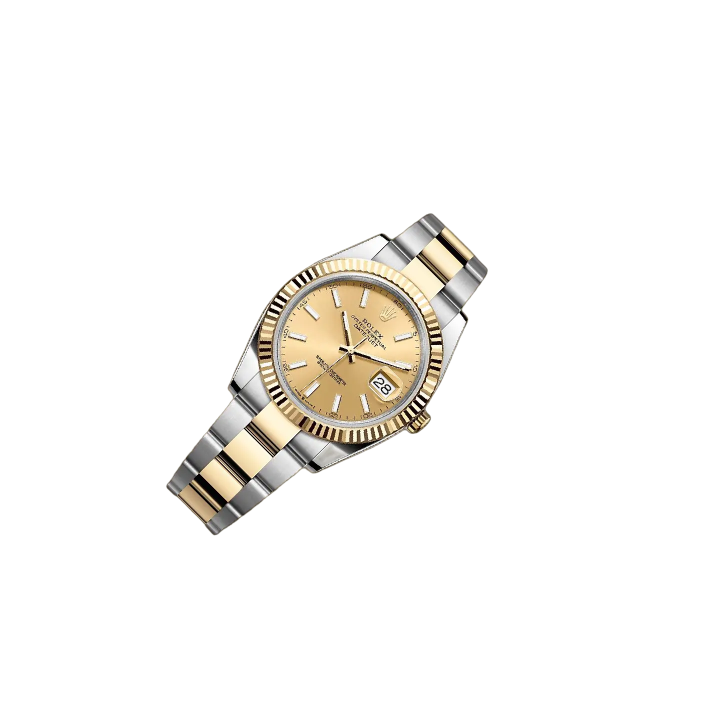 Datejust 41mm Champagne Dial Yellow Rolesor 126333-009