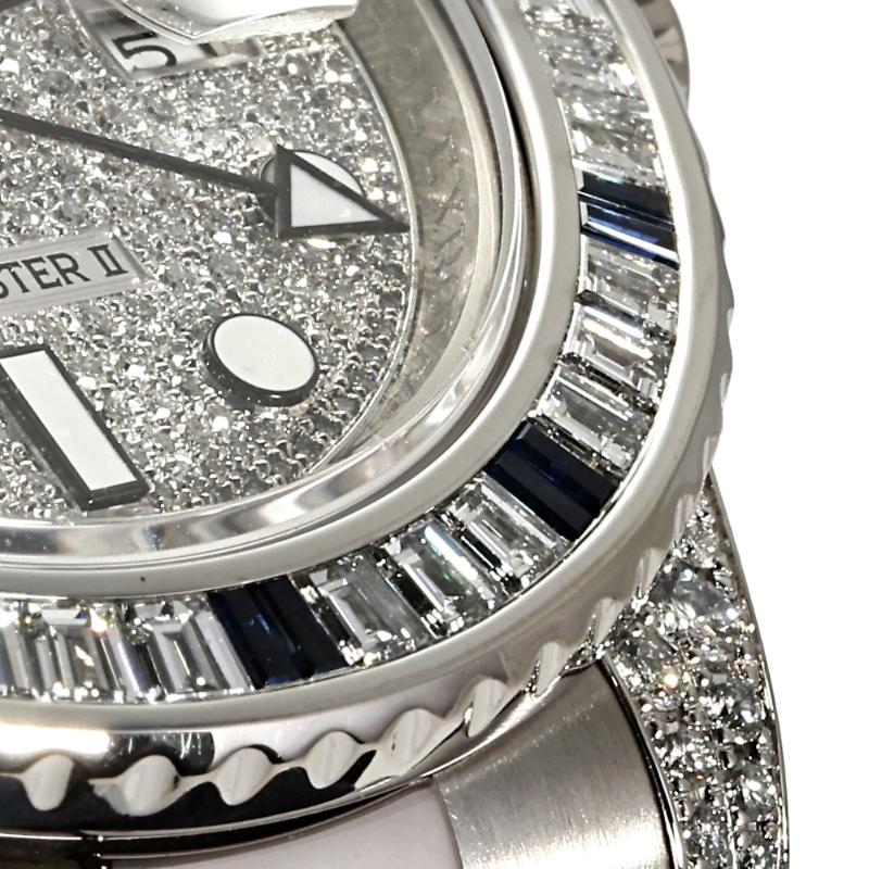 Oyster Perpetual GMT-Master II 40mm White Gold Blue Sapphire Bezel 116759SA