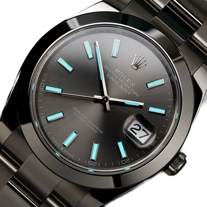 Datejust Oyster 41 mm Oystersteel Grey Dial 126300-0007
