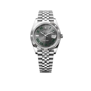Rolex Datejust 41mm 126334 'Wimbledon' Stainless Steel Slate Dial Oyster