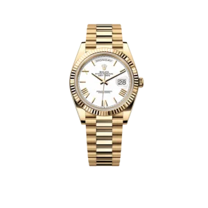 Rolex Day-date 40mm President Yellow Gold White Roman Numerals Dial 228238-0042
